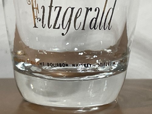 Very Old Fitzgerald Bourbon Whiskey Shot Glass w/ 1 oz Line - Stitzel Weller - Picture 2 of 9