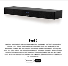 Evo20 Home Theatre Soundbar 1500W MSRP 1999