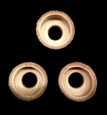 Three (3) Handmade Leather Pump Cups - Fits Coleman (part 216-5091 Replacement)