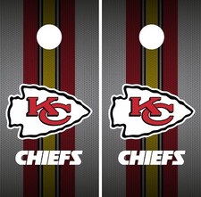 Kansas City Chiefs Cornhole Wrap NFL Team Flag Game Skin Board Set Vinyl CO132
