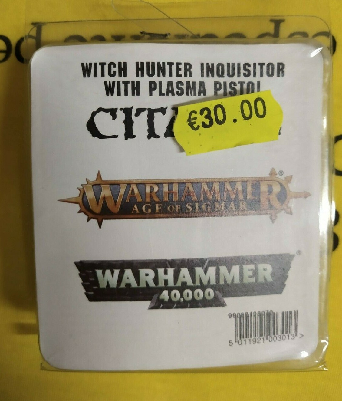 Inquisitore witch hunter con pistola al Plasma - Made to order - METALLO