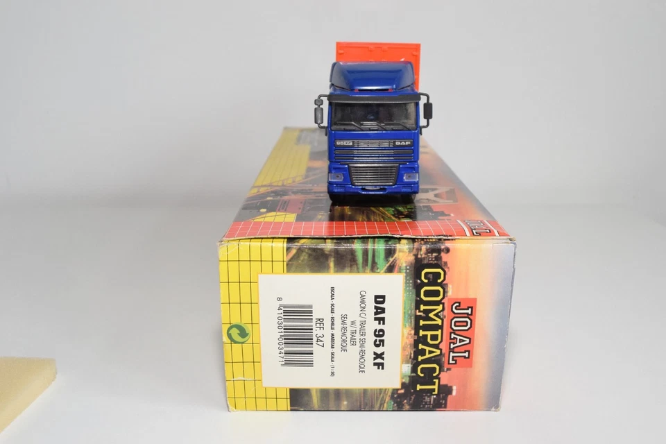 B17 1:50 348 JOAL DAF 95 XF 95XF LKW WITH TRAILER CONTAINER DISPLAY - Bild 4 von 4