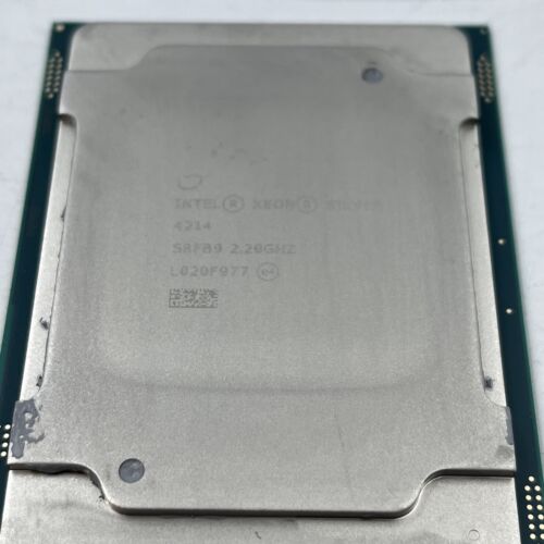 Intel 12-Core Xeon Silver 4214 2.2GHz CPU Processor SRFB9 - Afbeelding 2 van 2