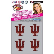Fan-A-Peel Indiana Waterless Peel and Stick Temporary Tattoos