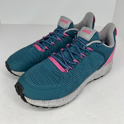 Avia Womens MAV42ES150 Teal Lightweight Low Fabric Size 9 Trail Walking Shoes