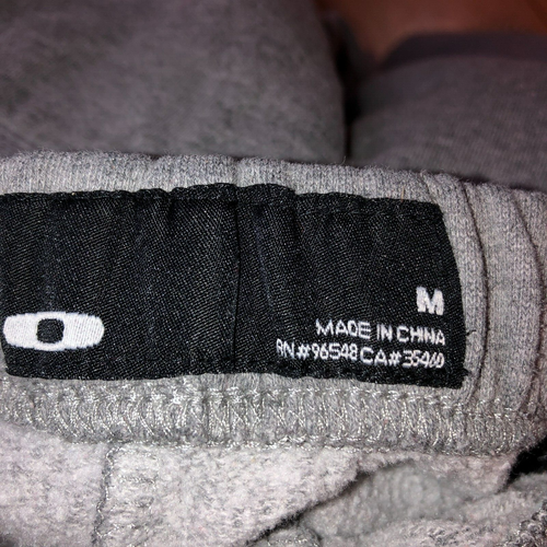 Oakley Mens Medium Gray Heather Pull On Sweatpants Pants Sweat Pants Size M - Picture 9 of 12