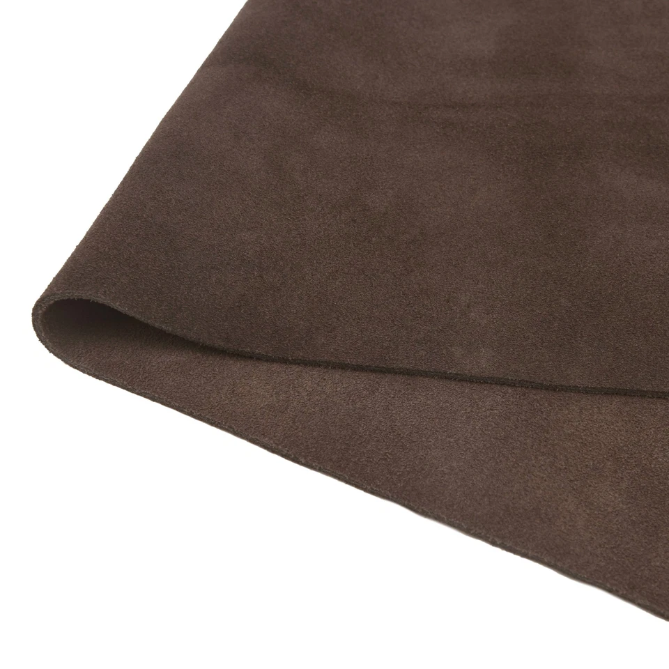 1.6mm Thick Genuine Leather Suede Sheet Soft Cowhide Pieces for DIY Leathercraft - Image 3 of 4