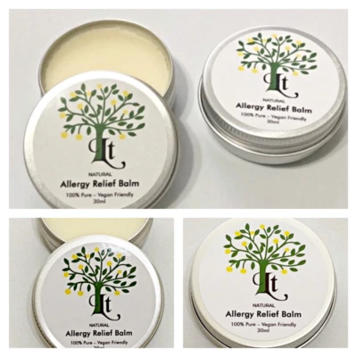 Antihistamine Cream/Balm for Allergy Relief, Bites, Stings, Rashes 100% Natural