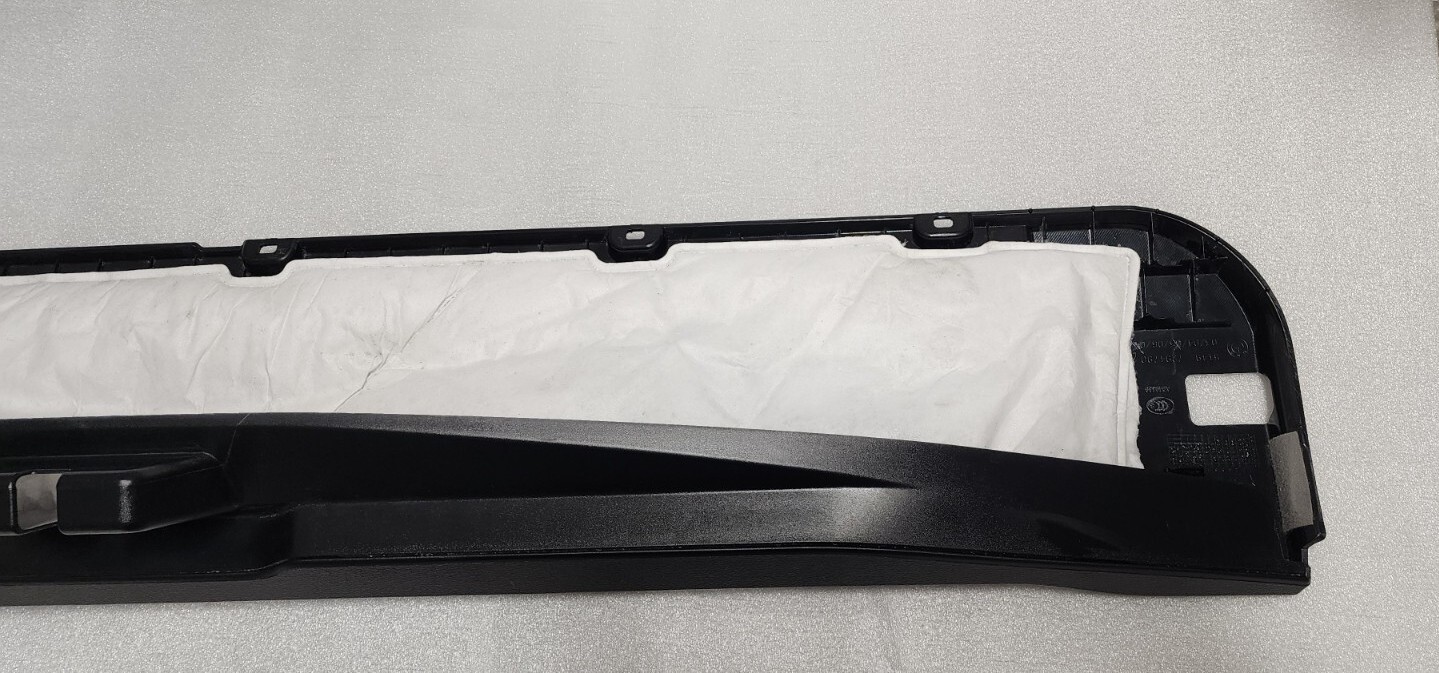 14-18 OEM BMW X5 REAR TRUNK LOWER SILL SCUFF PLATE COVER TRIM 