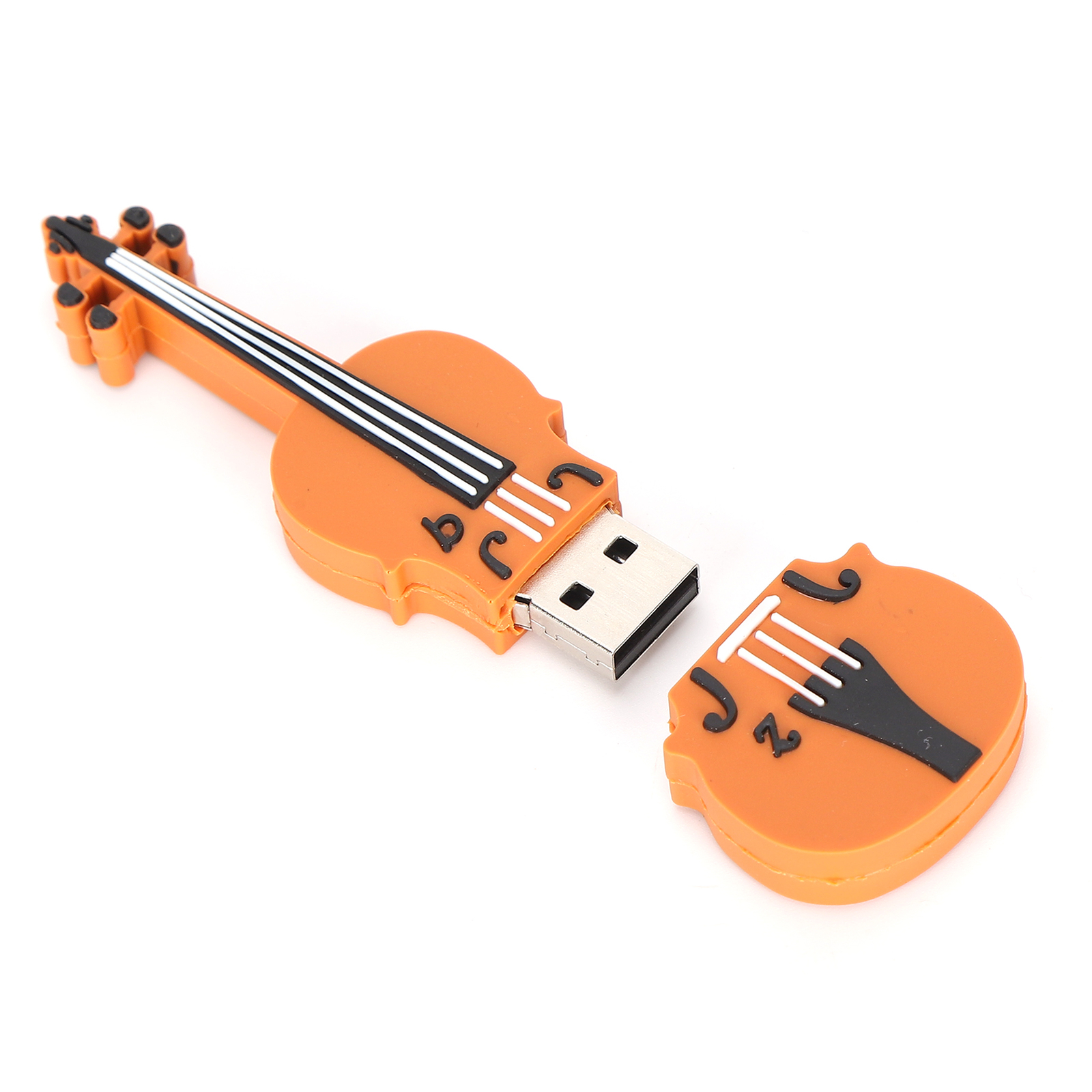 Violin-Shaped USB 2.0 Flash Drive with Long Lifespan and Stylish Design  