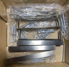 7 Kitchen 4 Cabinet Pull Handles With Screws Brushed Satin Nickel