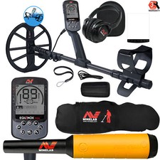 Minelab EQUINOX 700 Multi-IQ Metal Detector w/Pro-Find 20 Pinpointer  Carry Bag