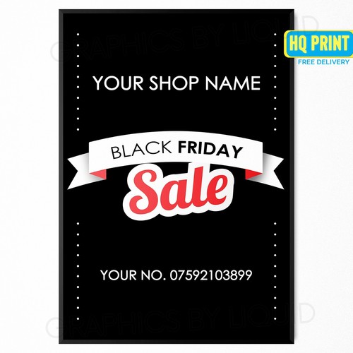 Black Friday Sale Banner Poster Signage 