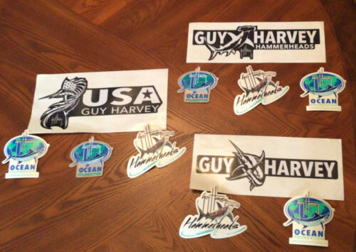 Guy Harvey USA BUNDLE - See pics - Patches - stickers $89.99 - Afbeelding 1 van 6