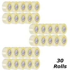 30 x e-Tape Clear Parcel Packing Tape 150m Rolls Sellotape ETAPE Premium Quality