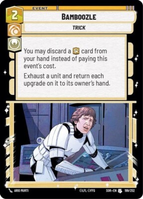 Bamboozle Foil - SOR 199 NM - Star Wars Unlimited