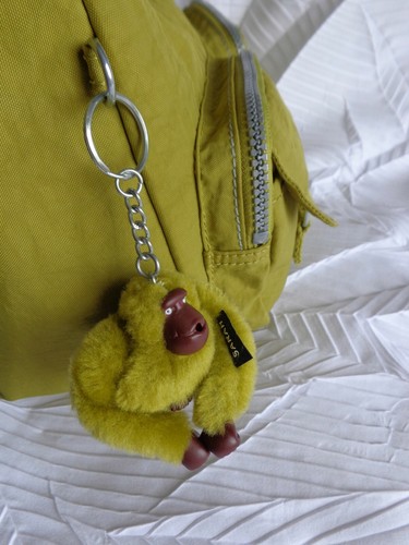 Kipling NEW TIGAN Shoulder Bag Cactus With Monkey SARAH - Picture 2 of 10
