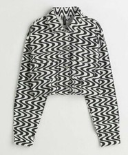 Divided By H&M Cropped Jacket Women s Sz M Co...