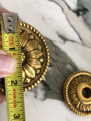 8 Vintage P E Guerin Louis XVI Sherle Wagner Pull Burnished Gold Brass