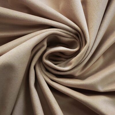 Tessuto In Velluto Elasticizzato Bordeaux Venduto Tagliato Su - Foto 2