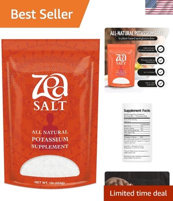 Non-GMO Organic Salt Replacement - 1 lb Low Sodium Seasoning for Healthy Cooking