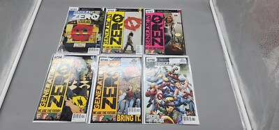 Valiant Comics Generation Zero Comic Books Set 1-6 Bundle Kid Super Heroes