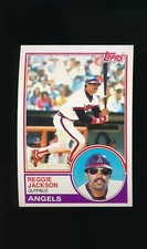 1983 Topps #500 Reggie Jackson * Outfield * California Angels * NM *