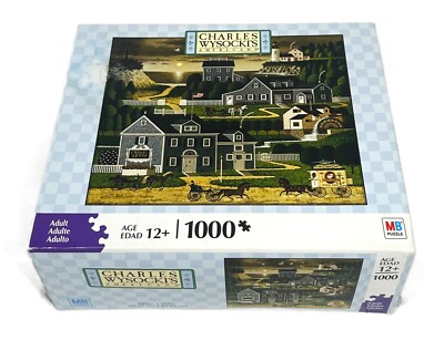 Charles Wysocki's Americana 1000 pc Puzzle Sunset Bay by Milton Bradley