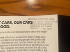 1987 Saab Sales Brochure - Fold Out Full Line - 6 Panels - 900, 9000, and turbos — photo 5