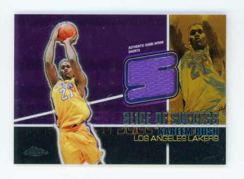 2004 Topps Chrome Kareem Rush  #SS-KR Slice of Success /500 Los Angeles Lakers - Picture 1 of 2