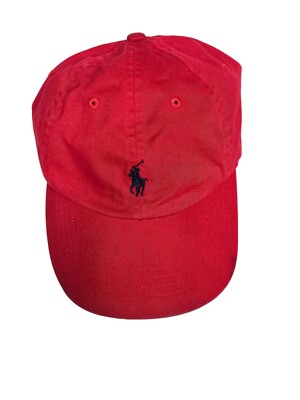 POLO RALPH LAUREN ボルドー キャップ フリーサイズ Polo Ralph Lauren Hat Red Pony Blue Strapback Baseball Cap | eBay