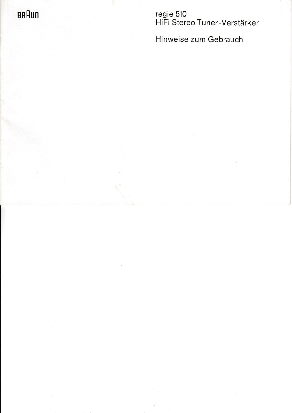 Braun REGIE-510 vintage audio equipment - eBay listing photo 3