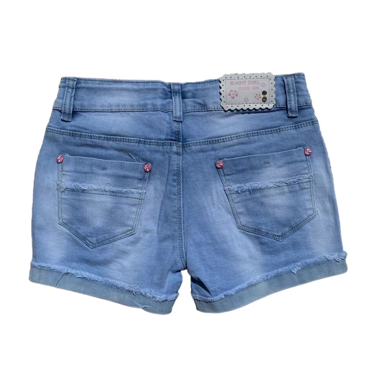 Girls denim hotsell shorts