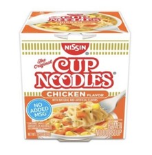 Nissin Cup Noodles, Chicken Flavor (2.25 Oz., 24 Ct.)