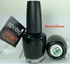 OPI Nail Lacquer Nail Polish - NL M39 - Black Spotted - Water Marble