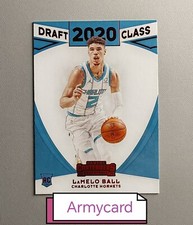LaMelo Ball 2020-21 Panini Contenders Draft Class Red Rookie Insert Card #25