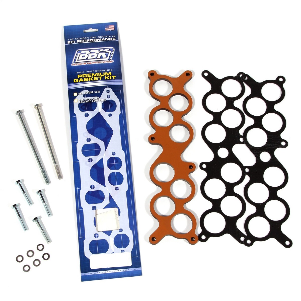 BBK Performance Phenolic Intake Spacer Kit Ford GT40 Cobra BBK Performance Phenolic Intake Spacer Kit Ford GT40 Cobra