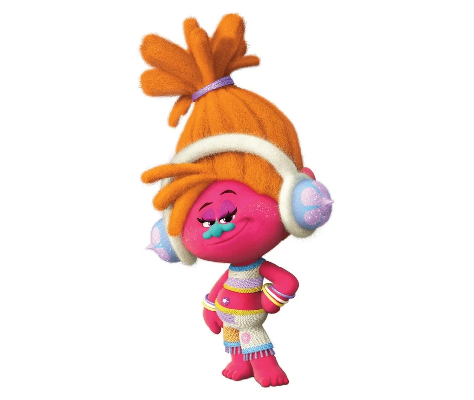 Handmade Trolls 36in Tall Photo Prop Standing Decor Birthday Party - Set of 2 - Image 2 of 2