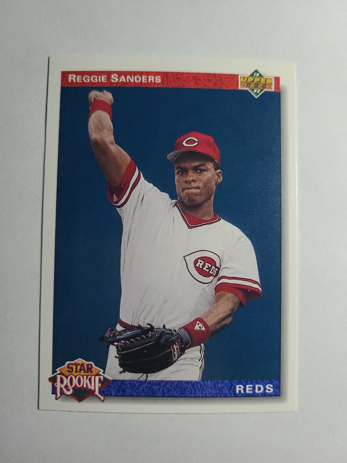 Reggie Sanders #27 Baseball Cards 1992 Upper Deck trading card — raw and PSA graded price guide