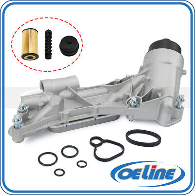 Oil Cooler Filter Assembly for 08-16 Chevrolet Aveo Cruze Sonic Saturn 1.6L 1.8L