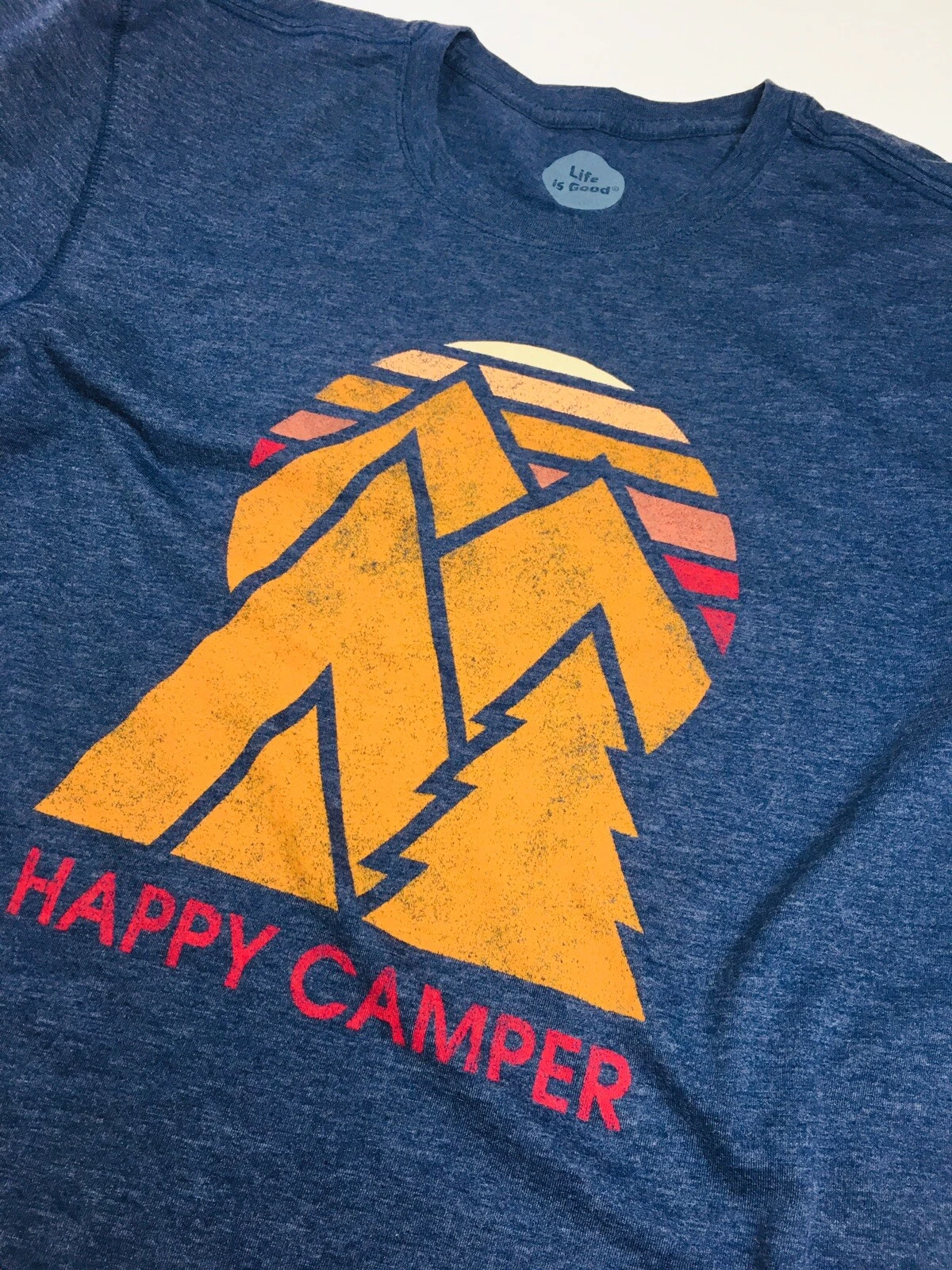 Men’s Life Is Good Happy Camper Classic Fit T-Shirt •Size S *EUC
