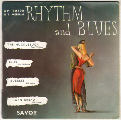 PAUL WILLIAMS / HAL SINGER ''RHYTHM AND BLUES'' EP 1959 SAVOY XP 80490