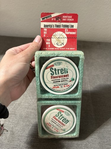 Vintage Box of 2 Spools DuPont Stren Line - 10lb Test - 100 Yards New/OS