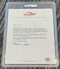 Fred Rogers Mister Rogers Signed Autograph 1993 Typed Letter PSA/DNA 10 Auto Gem