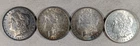 LOT OF 4 1886 P MORGAN SILVER DOLLARS #111