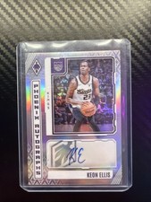 2023-24 Panini Phoenix Scorched Signatures Keon Ellis And Rookie Patch Pacôme