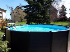 18.000 Liter Intex Pool mit Pumpe, Saugrobote...