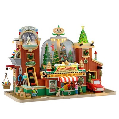 LEMAX 55324 Everlasting Christmas Trees, inkl. Adapter 75254, 550 mA, weiß 
