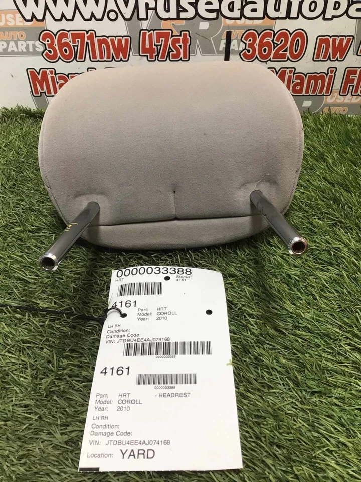 ✅ 2010 TOYOTA COROLLA Rl Headrest Lh Rh OEM - Image 3 of 3