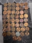 LINCOLN WHEAT CENT PENNY ROLL Uncirculated Brown Red/Brown Red With Marks